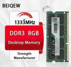 Billede af BEIQEW Bærbar hukommelse, stabil kompatibilitet, DDR3 RAM 8GB Kit 1333MHz