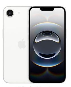 Billede af iPhone 16e 128 GB | Dual-SIM | hvid Skærmstørrelse 6.1 " 2532 x 1170 Kamera 48.0 MP